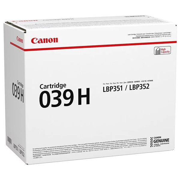 Картридж лазерный Canon 039HBK 0288C001 черный (25000стр.) для Canon LBP-351