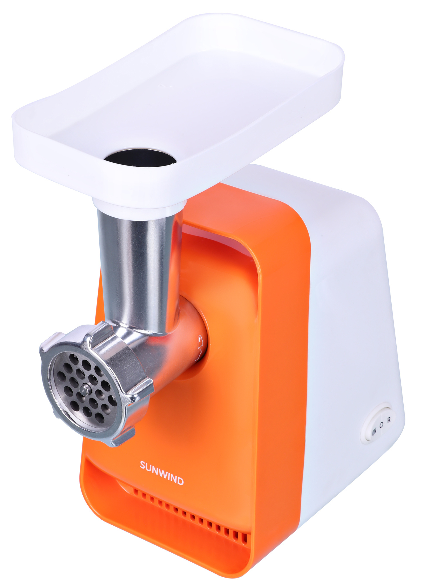 Мясорубка SUNWIND SWG180,  белый / оранжевый