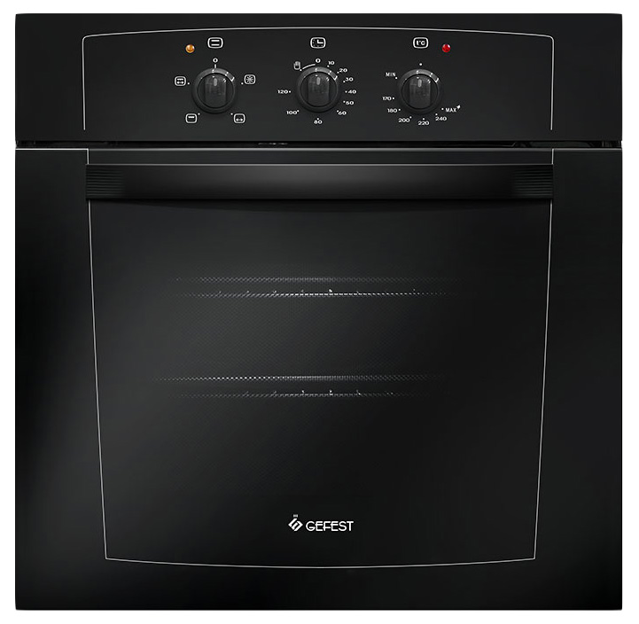 Газовый духовой шкаф GEFEST ДГЭ 601-01 А, черный