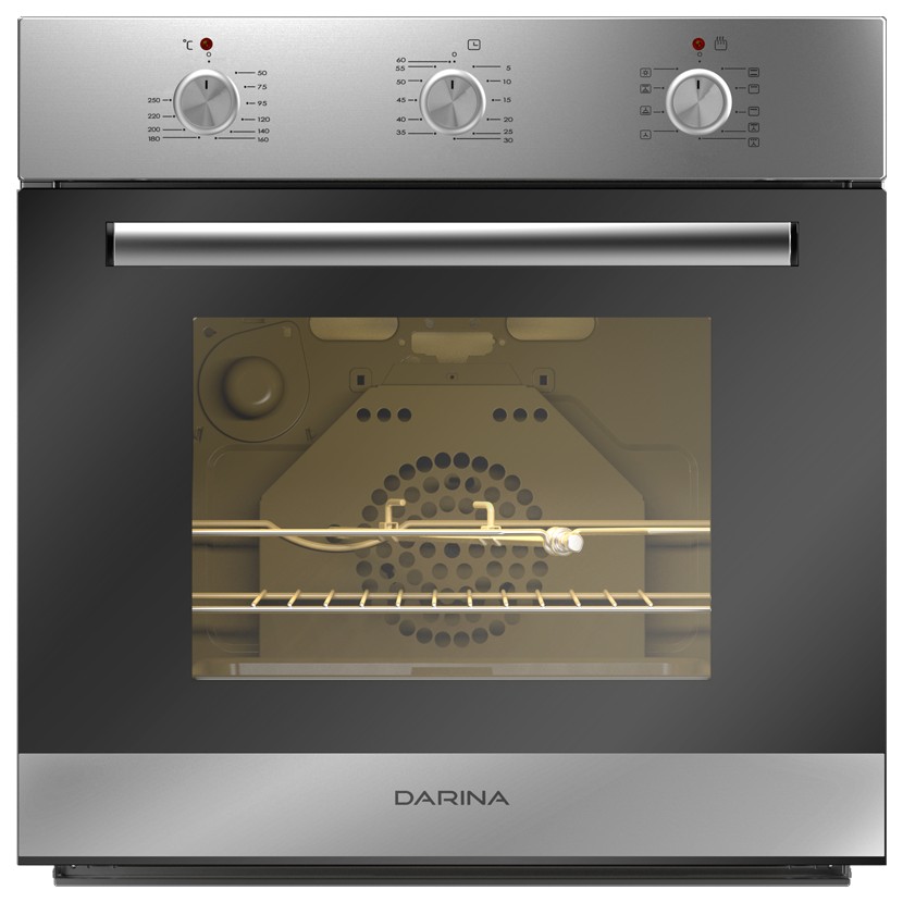 Духовой шкаф DARINA 1U5 BDE 112 707 X3, серебристый