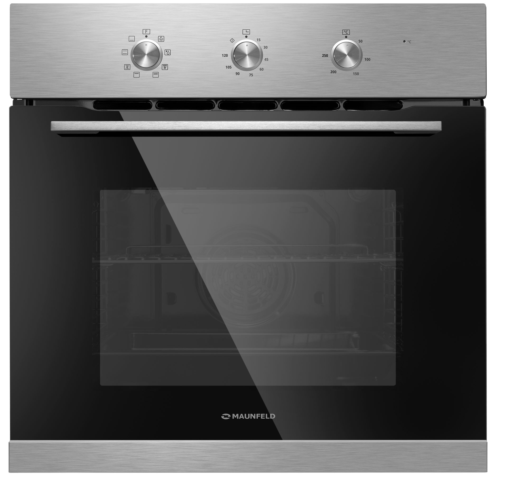 Духовой шкаф MAUNFELD MEOC708PS,  серебристый