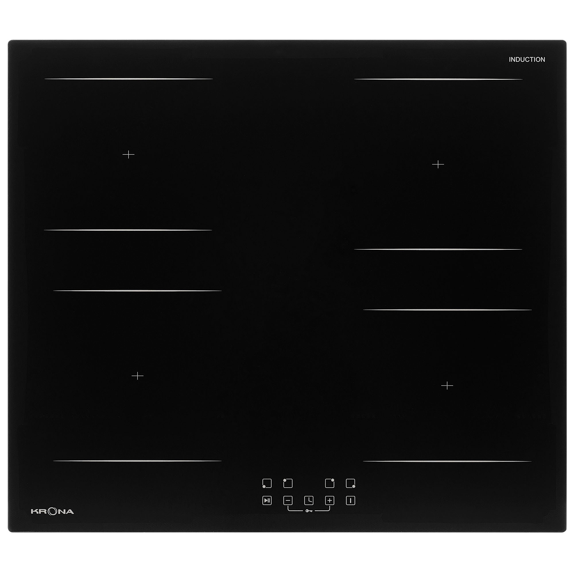 Индукционная варочная панель Krona REMO 60 BL,  независимая,  черный