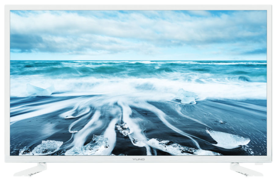 Телевизор LED Yuno 31.5" ULM-32TCW115 белый HD 50Hz DVB-T2 DVB-C (RUS)