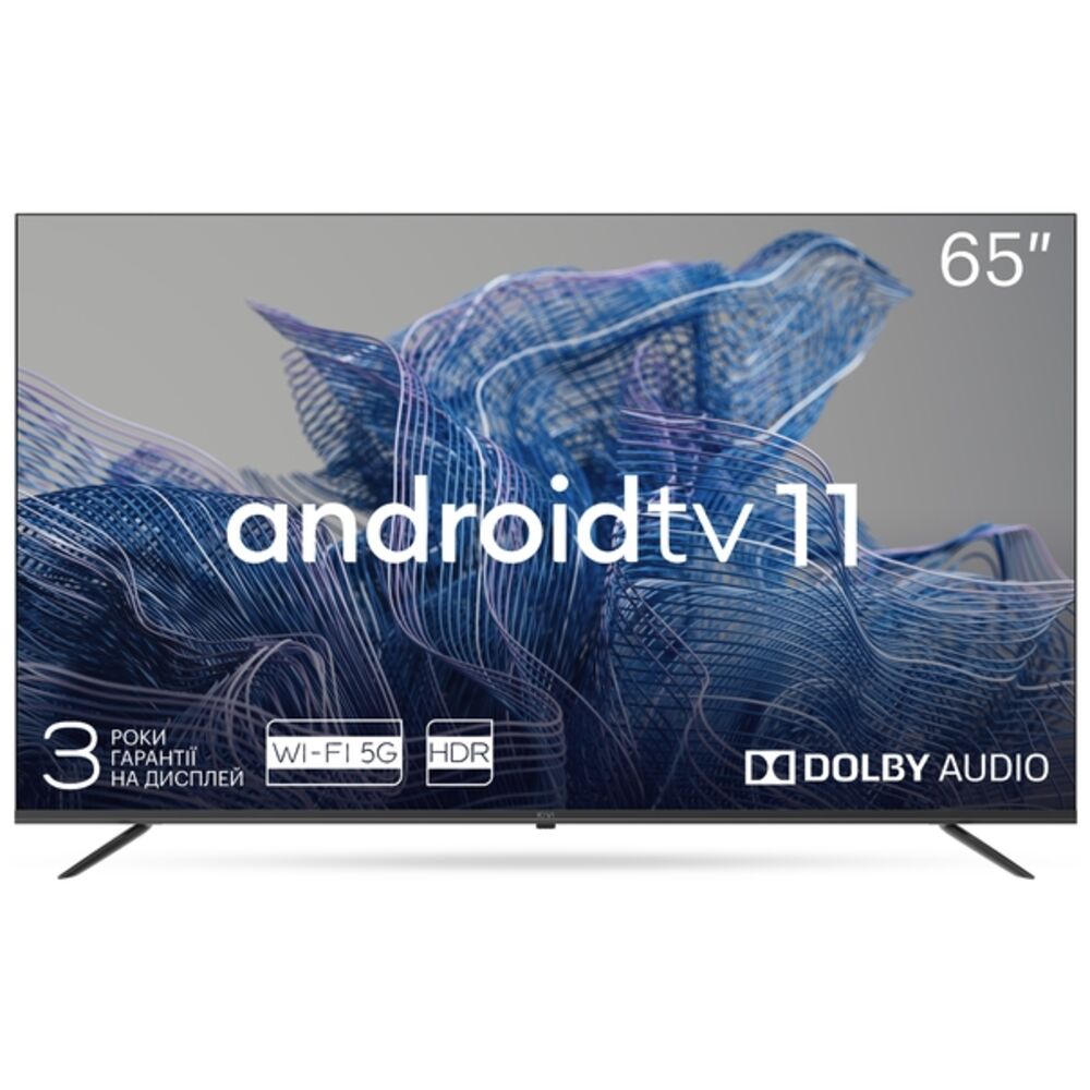 Телевизор LED Kivi 65" 65U750NB черный 4K Ultra HD 60Hz DVB-T2 DVB-C USB WiFi Smart TV