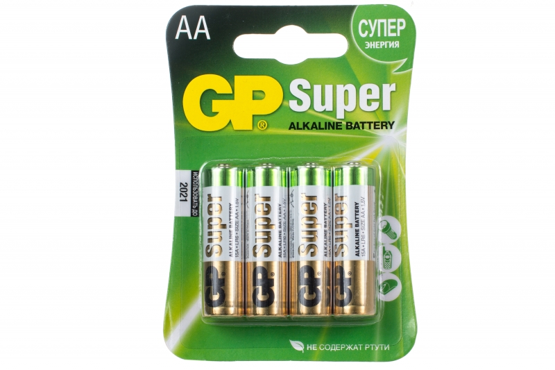 Батарея GP Super Alkaline 15А LR6 AA (20шт)