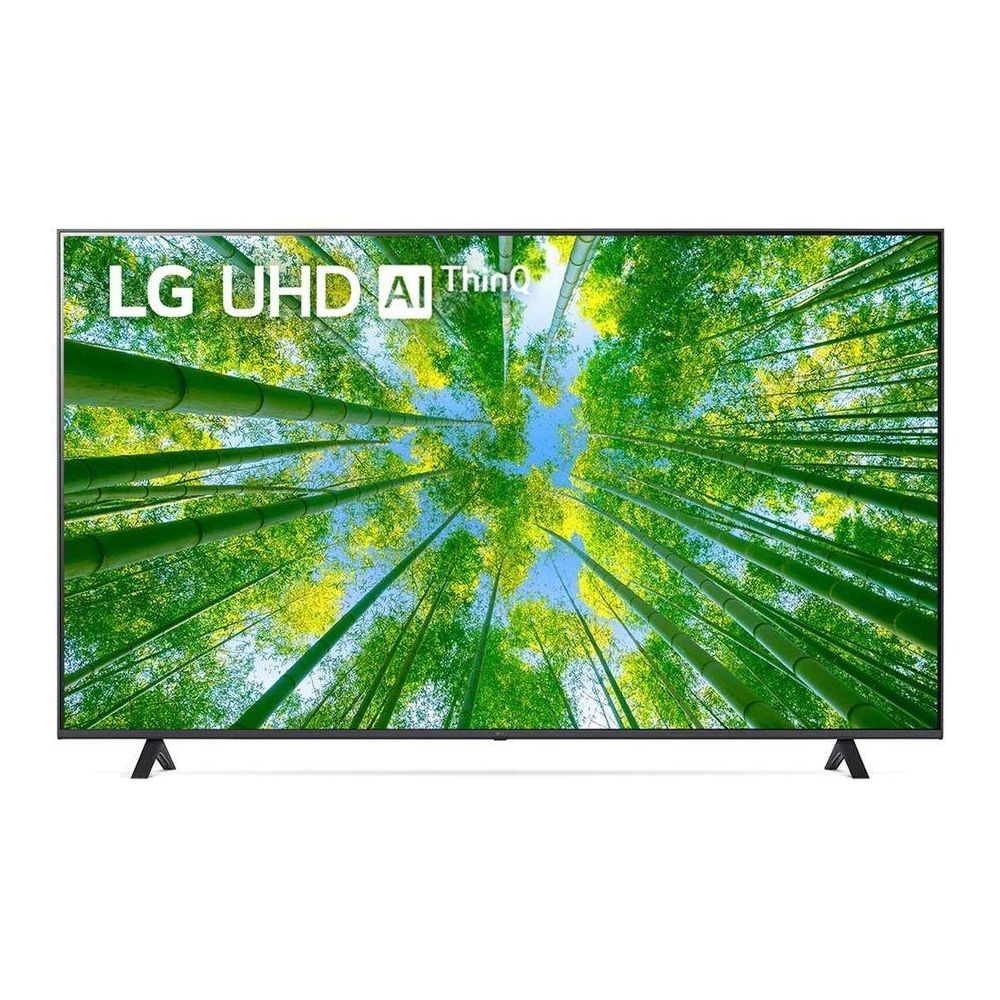 Телевизор 55" LG 4K Ultra HD, металлический серый, СМАРТ ТВ, WebOS