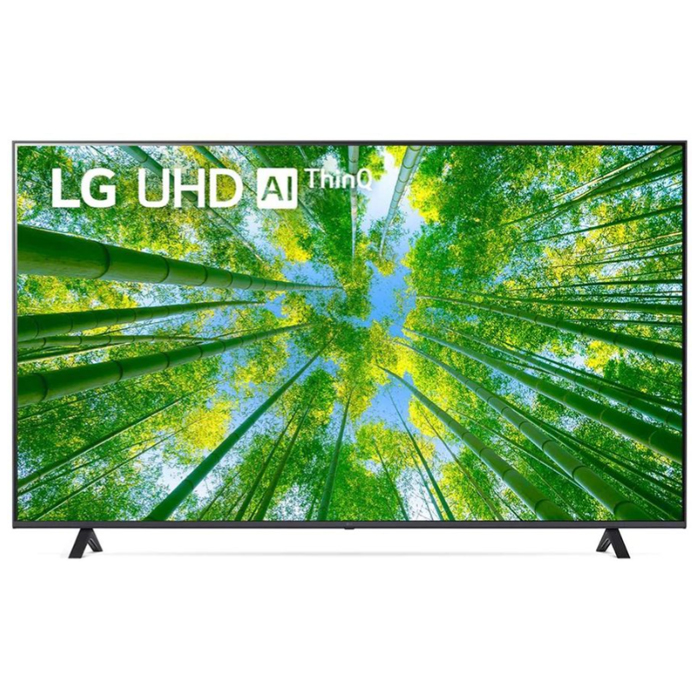 Телевизор 55" LG 4K Ultra HD, металлический серый, СМАРТ ТВ, WebOS