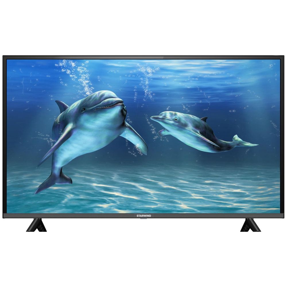 Телевизор LED Starwind 50" SW-LED50UB401 Яндекс.ТВ черный 4K Ultra HD 60Hz DVB-T DVB-T2 DVB-C DVB-S DVB-S2 WiFi Smart TV (RUS)