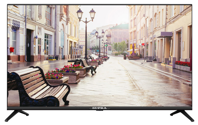 Телевизор LED Supra 43" STV-LC43LT00100F Frameless черный FULL HD 50Hz DVB-T DVB-T2 DVB-C USB (RUS)