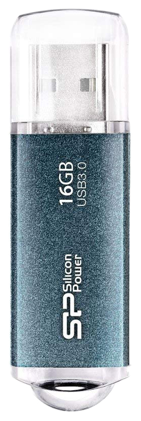 Флеш накопитель 16Gb Silicon Power Marvel M01, USB 3.0, Синий SP016GBUF3M01V1B