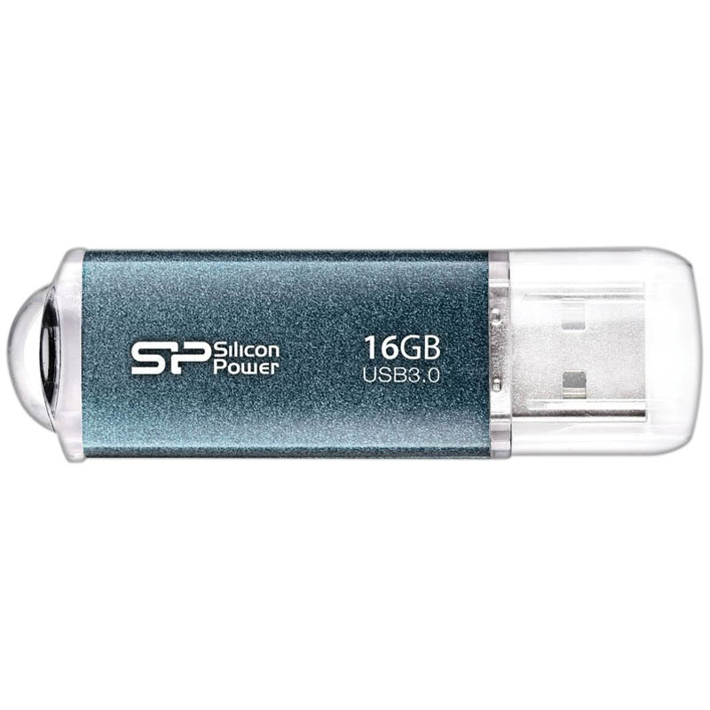 Флеш накопитель 16Gb Silicon Power Marvel M01, USB 3.0, Синий SP016GBUF3M01V1B