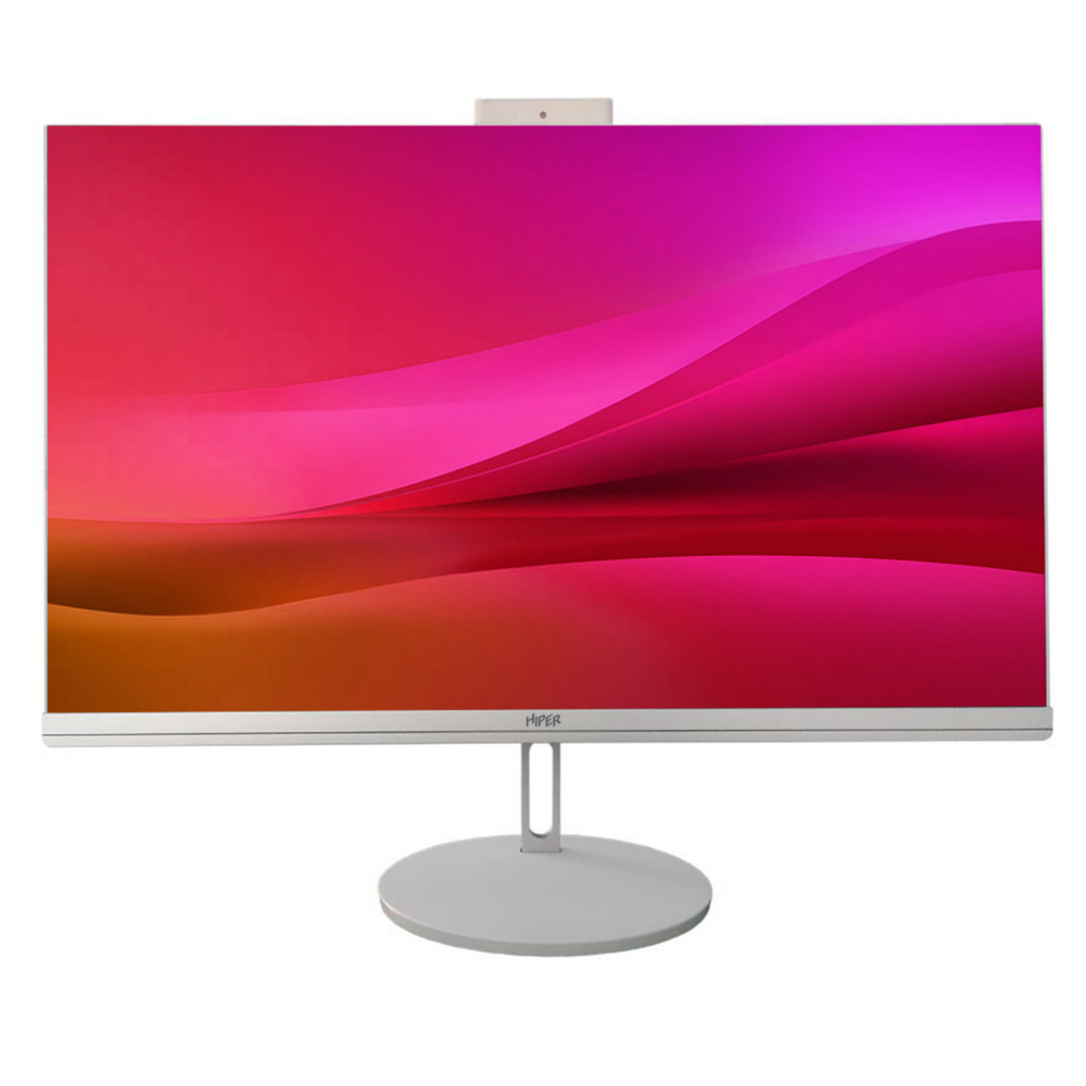 Моноблок 23.8" IPS FHD Hiper V10 white (Core i3 10105/8Gb/256Gb SSD/noDVD/VGA int/kb+m/W10Pro) (HO2ZHLFB2W)