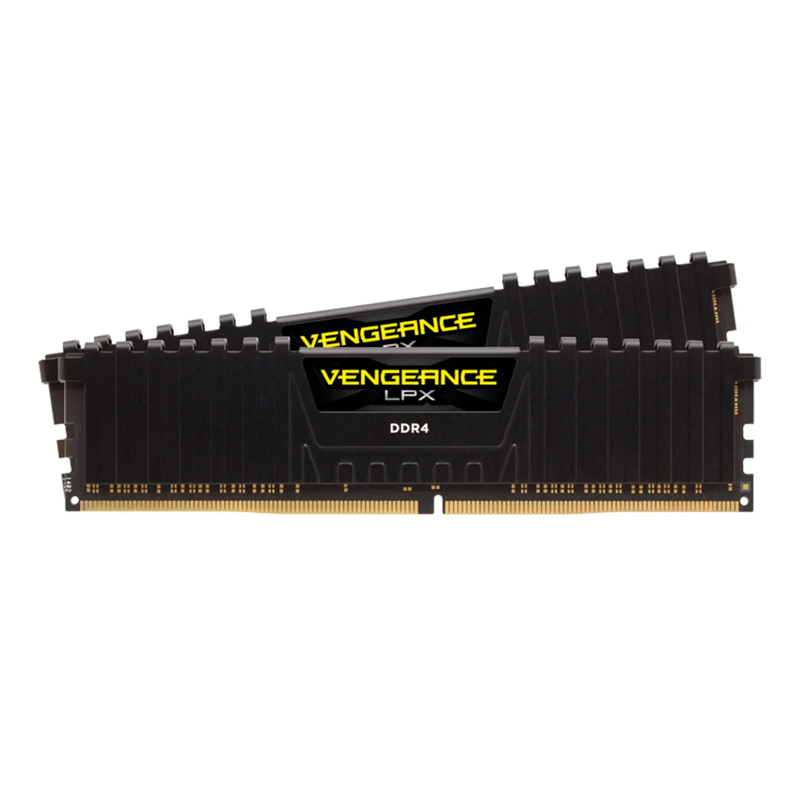 Модуль памяти DDR4 Corsair Vengeance LPX 16Gb (2x8Gb) 3200MHz CL16 (16-20-20-38) 1.35V / CMK16GX4M2E3200C16 / Black
