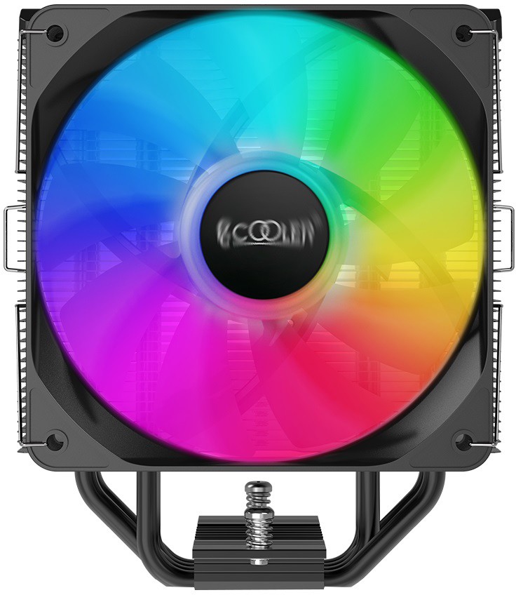 Кулер PCCooler Paladin EX400 ARGB Plus S115X/1200/1700/AM4 TDP 180W, 120mm PWM ARGB FAN, 4 тепловые трубки 6мм, 800-1800RPM, 28,6dBa)