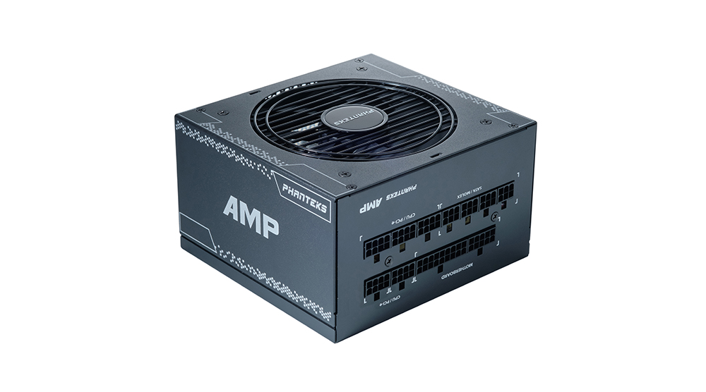 Блок питания PHANTEKS AMP 1000W (Active PFC, 120mm Fan, Japanese Capacitors, 80 PLUS Gold, Fully Modular) [PH-P1000G] Retail