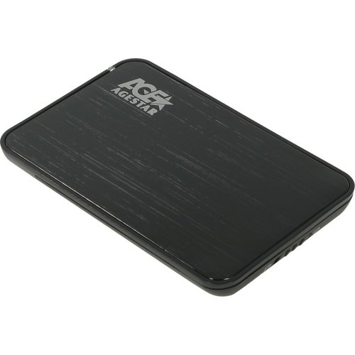 Внешний корпус для HDD/SSD AgeStar 3UB2A8-6G SATA III USB3.0 пластик/алюминий черный 2.5