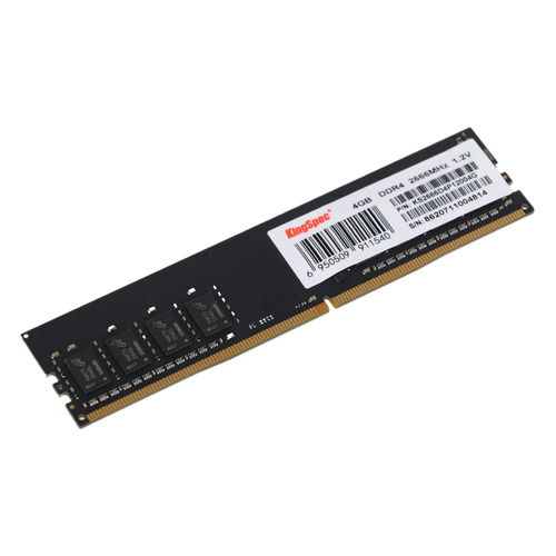 Оперативная память DDR4 4Gb 2666MHz Kingspec KS2666D4P12004G RTL PC4-21300 CL19 DIMM 288-pin 1.2В single rank Ret