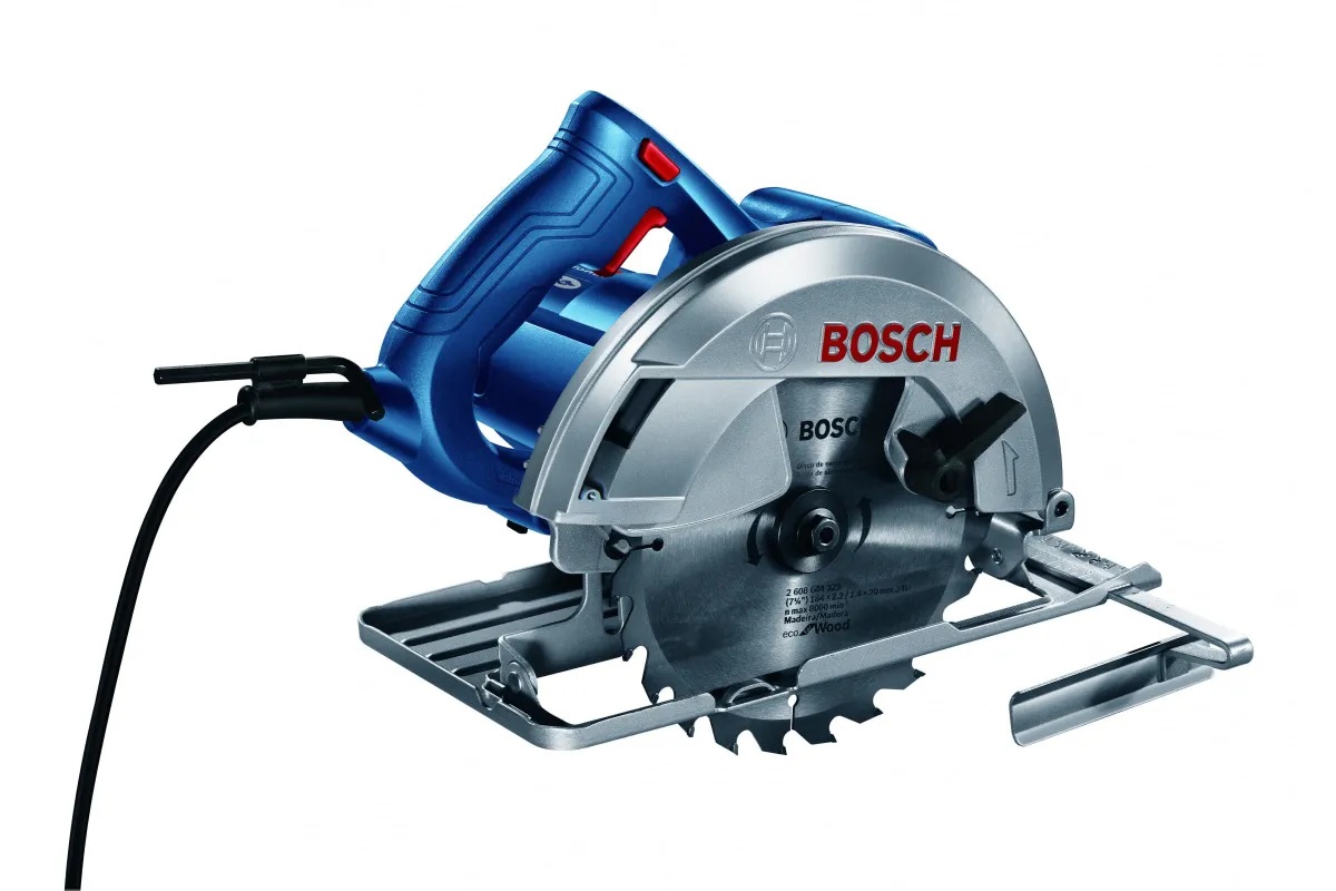 Дисковая пила BOSCH GKS 140 Professional, 1400 Вт синий