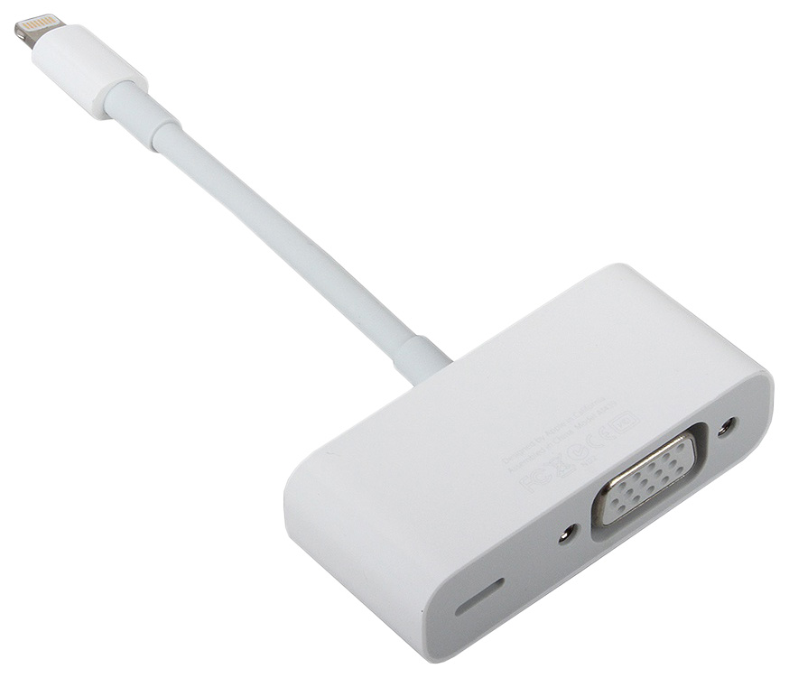 Apple Кабель стандарта Lightning to VGA Adapter