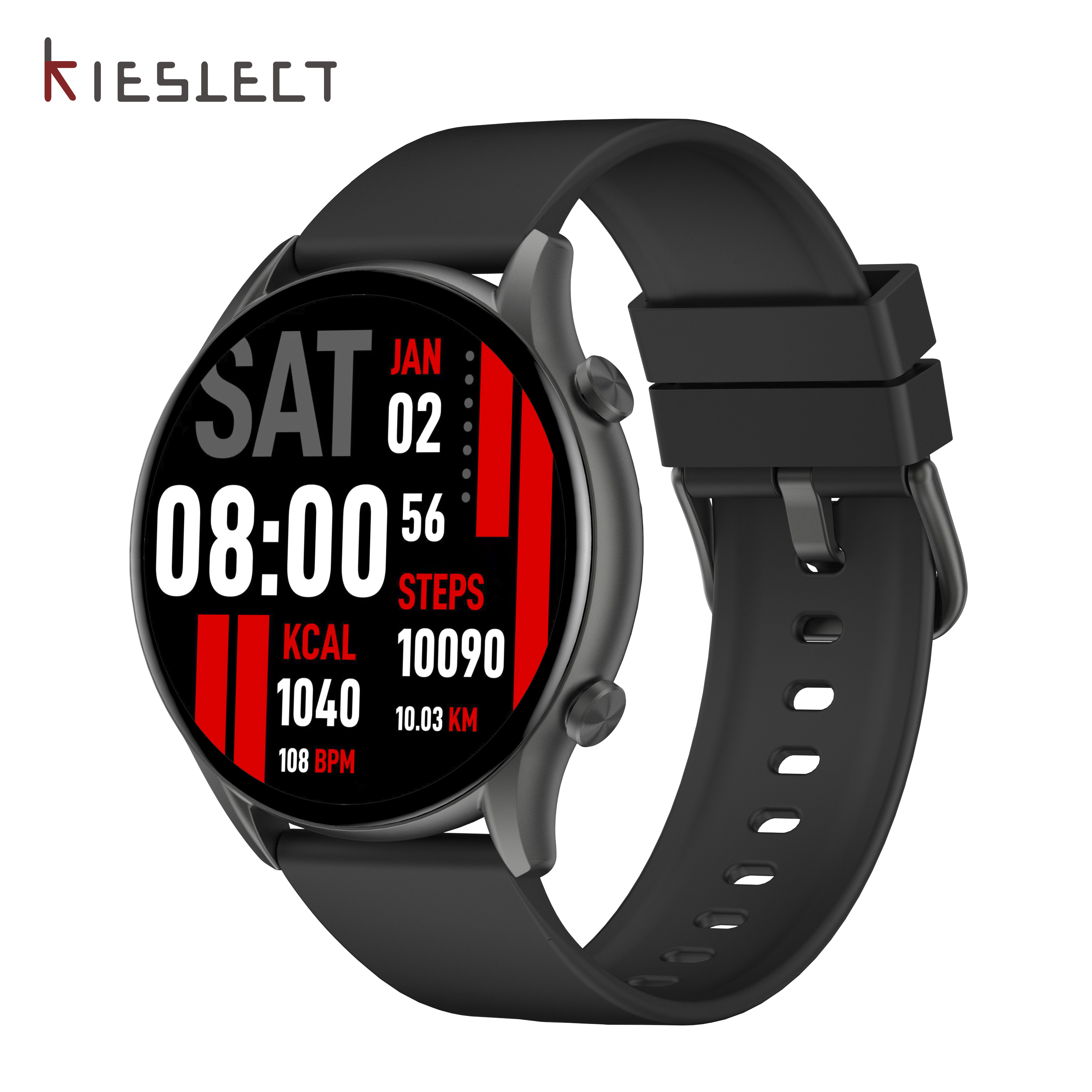 Умные часы Kieslect Kr Black/ Kieslect Smart Calling Watch Kr Black