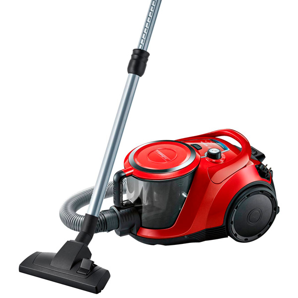 Пылесос Bosch Serie 6 BGS412234A, 1800Вт, красный/черный