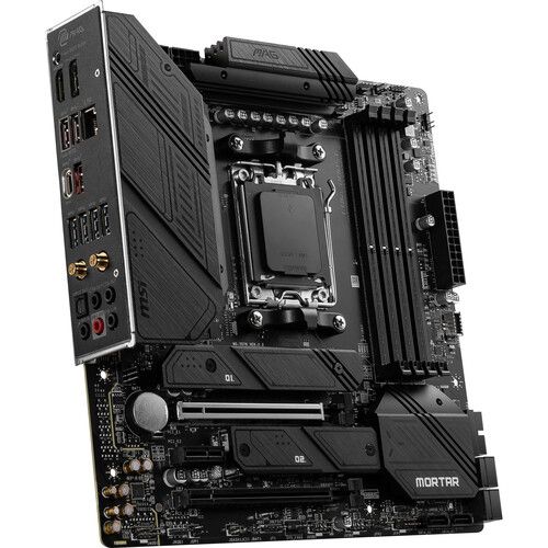 Материнская плата MSI MAG B650M MORTAR WIFI, AM5,4DDR5,2PCI - Ex16,1PCI -Ex1,2M.2,6SATA3,1USB3.2 Gen