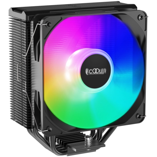 Кулер PCCooler Paladin EX400S S115X/1200/1700/AM4 (24 шт/кор, TDP 180W, 120mm PWM LED FAN, 4 тепловые трубки 6мм, 800-1800RPM, 28,6dBa)