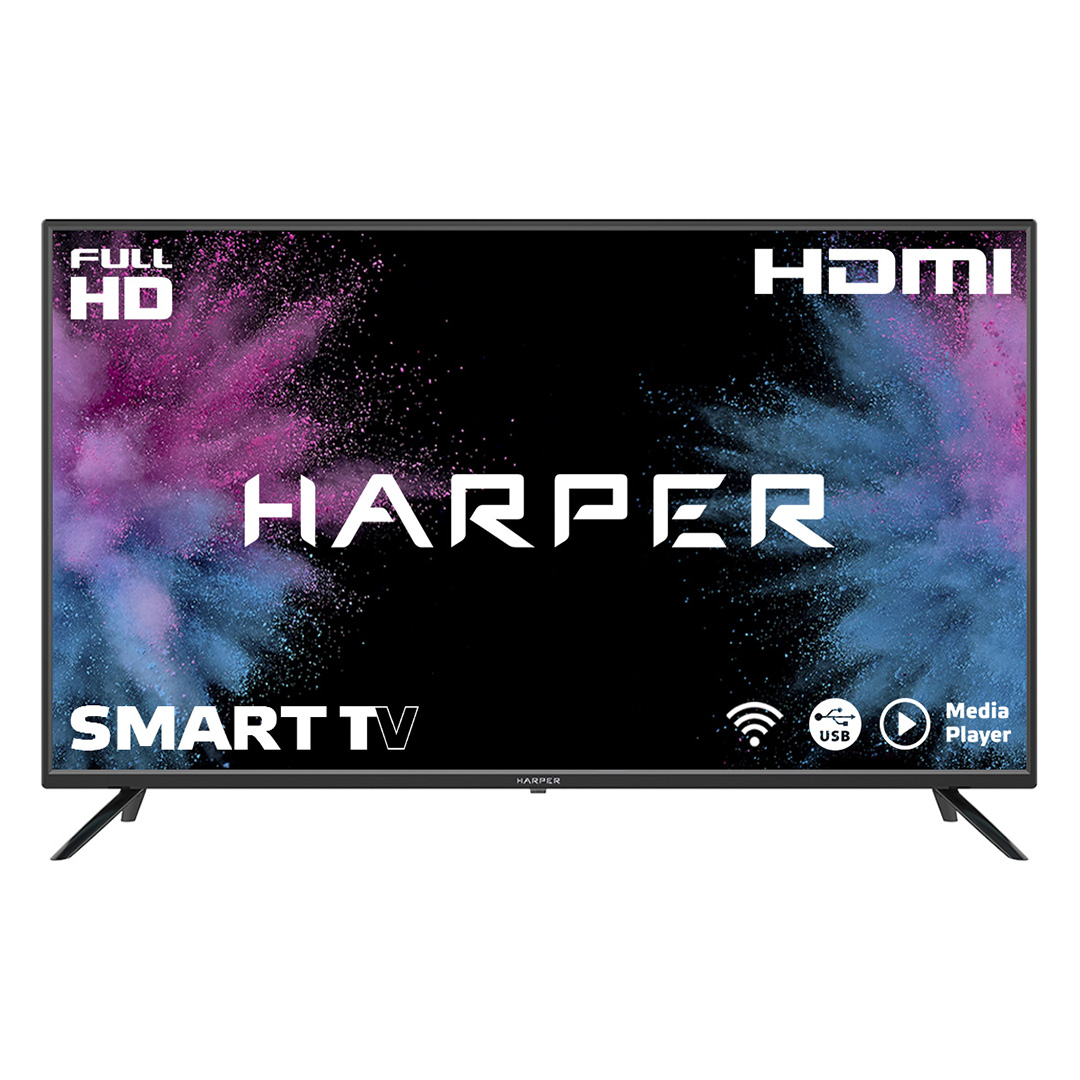 Телевизор LED Harper 40F660TS черный