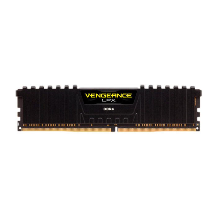 Модуль памяти DDR4 Corsair Vengeance LPX 16Gb (2x8Gb) 3600MHz CL18 (18-22-22-42) 1.35V / CMK16GX4M2D3600C18 / Black