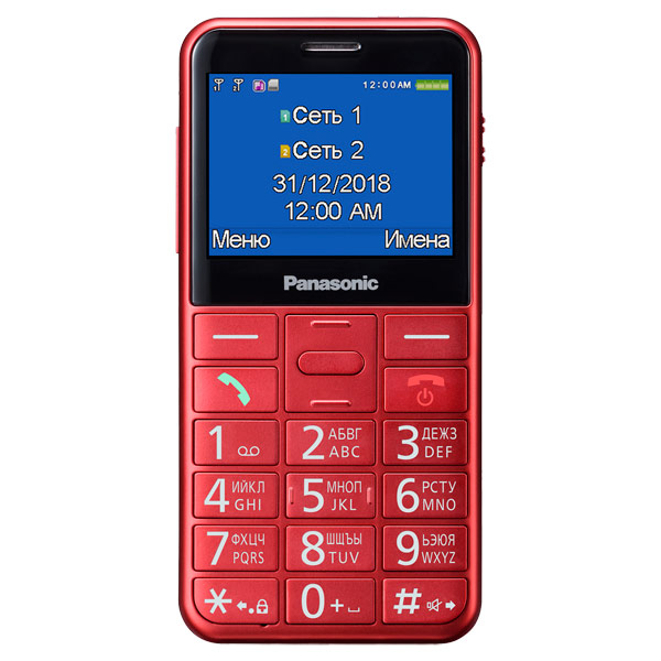 Мобильный телефон PANASONIC TU150, красный