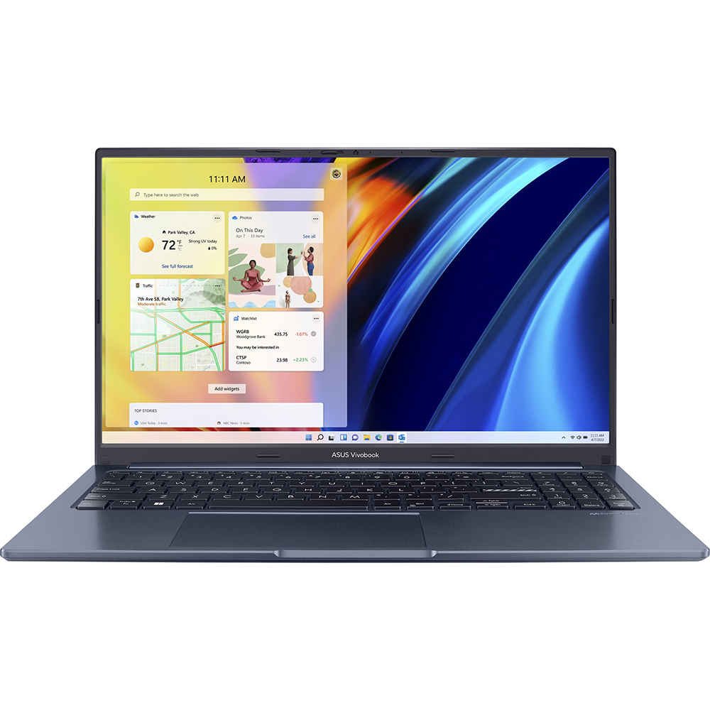 Ноутбук/ ASUS M1503QA-L1224  15.6"/AMD Ryzen 7 5800H/8Gb/1Tb/AMD Radeon/Quiet Blue/DOS