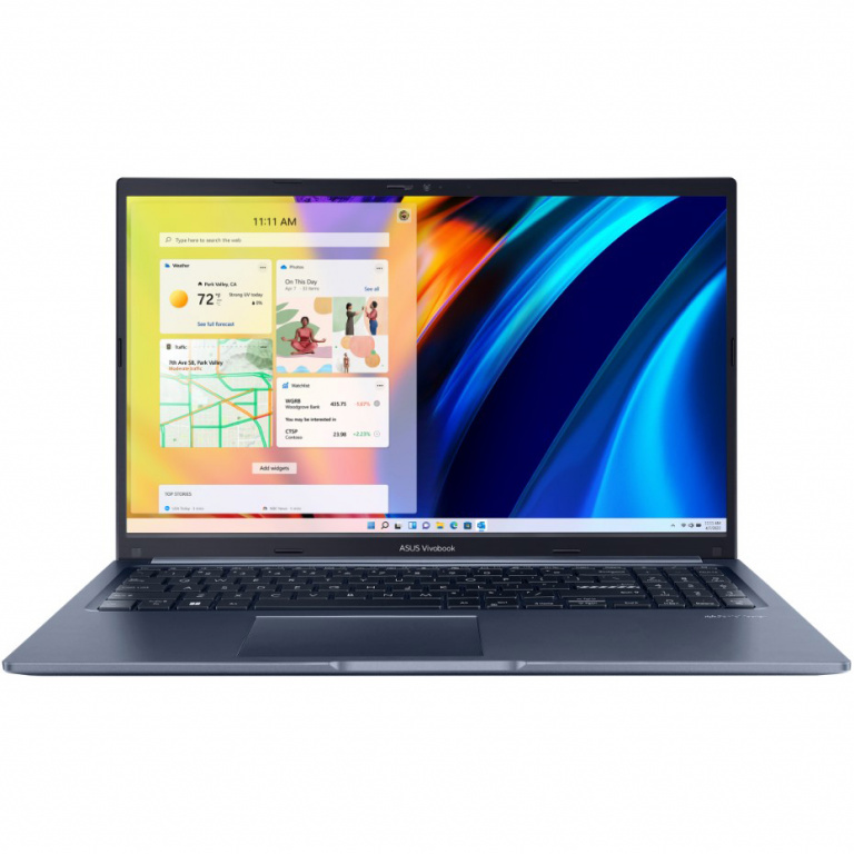 Ноутбук ASUS M1502IA-BQ097 AMD Ryzen 5 4600U/8Gb/256Gb SSD Nvme/15.6" IPSAG WiFi/No OS/Quiet Blue