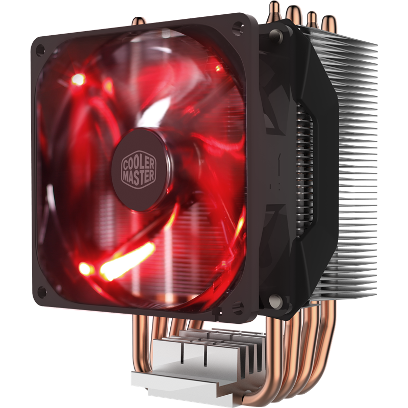 Кулер CoolerMaster Hyper H410R (RR-H410-20PK-R1) (Al+Cu, 4 теплотрубки, 600-2000 об/мин, 29.4 дБ, 4-
