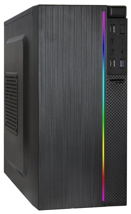 Корпус Mini-Tower ExeGate mEVO-9302 черный [0.4 мм, БП 500 Вт] [EX287884RUS]