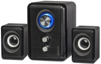 Колонки Defender V11, 2.1, черный 65111