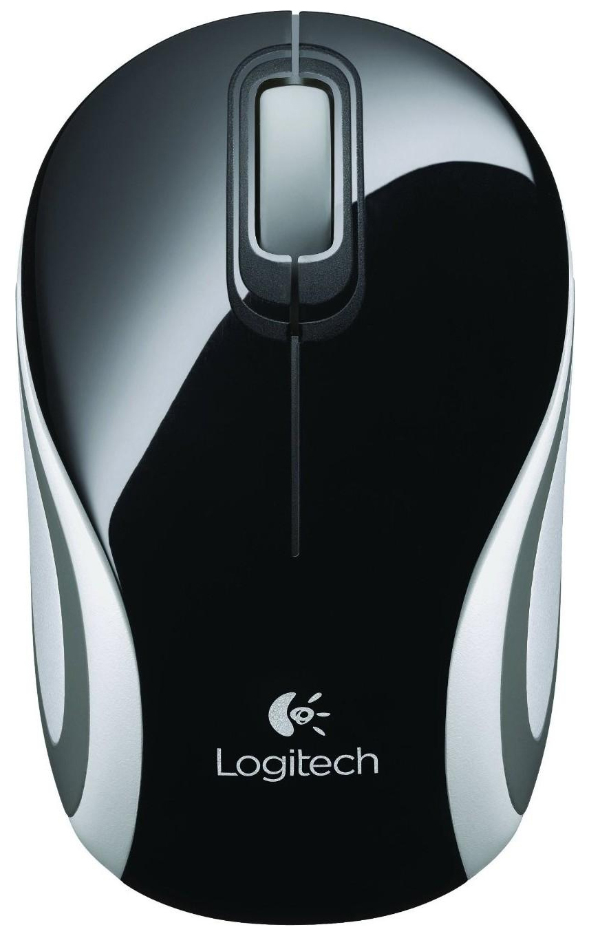 Мышь (910-002731) Logitech Wireless Mini Mouse M187, Black