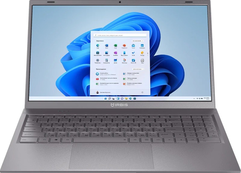 Ноутбук IRBIS 15NBC1003 15.6" Core I5-1035G4, 15.6"LCD 1920*1080 , 8+256GB SSD, Win 11 Pro