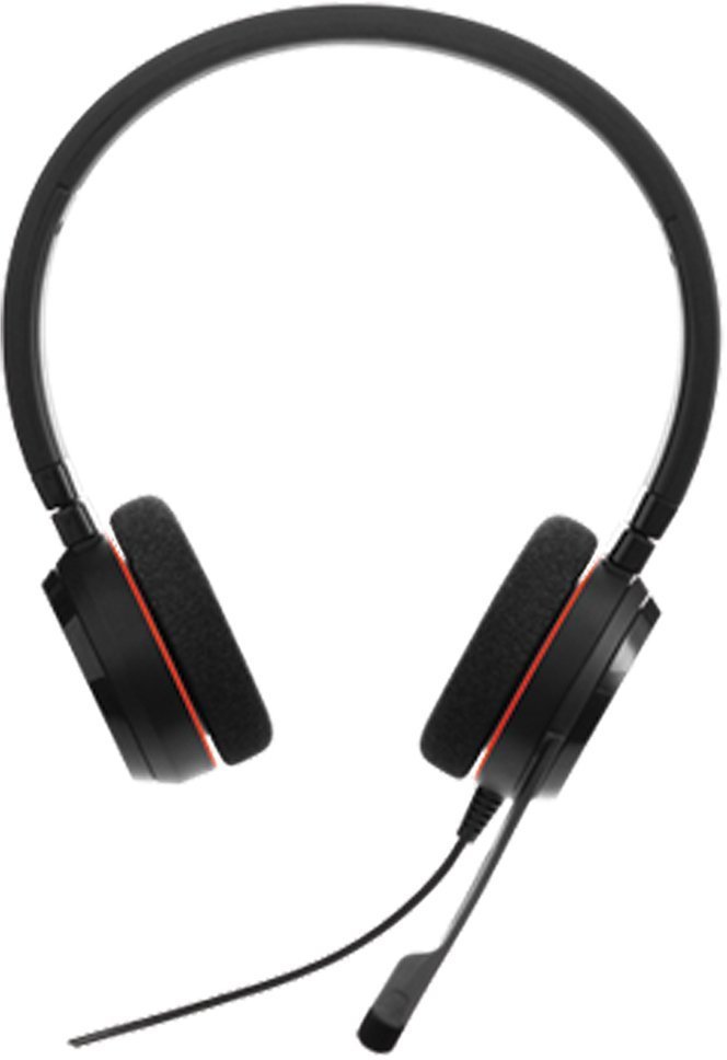 Наушники с микрофоном Jabra Evolve 20 MS Mono черный 1.2м накладные USB оголовье (4993-823-109)