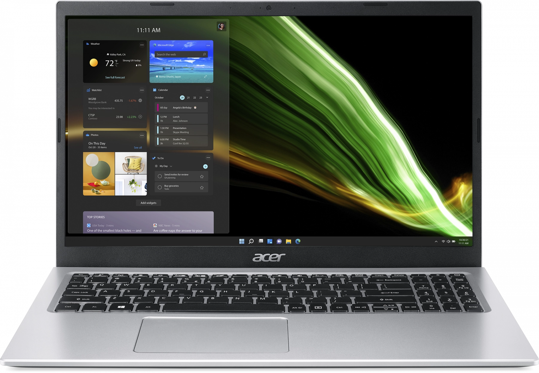 Ноутбук ACER Aspire A315-58-52AF NX.ADDEP.01M i5-1135G7 15.6" 8Гб SSD 512Гб ENG/RUS Win11