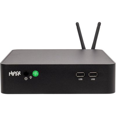 Неттоп Hiper I81N8CL87T Nettop Hiper M8 Cel J4125/4Gb/SSD256Gb UHDG 600/DOS/black