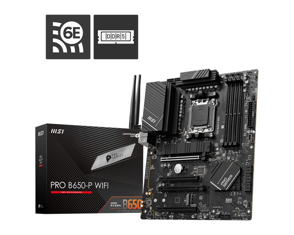 Материнская плата AMD B650 SAM5 ATX PRO B650-P WIFI MSI