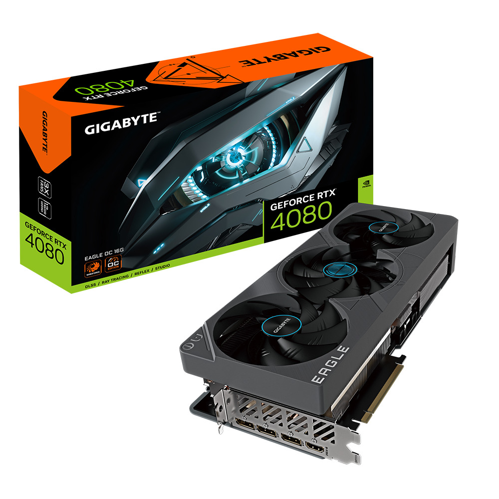 Видеокарта PCIE16 RTX4080 16GB N4080EAGLE OC-16GD GIGABYTE