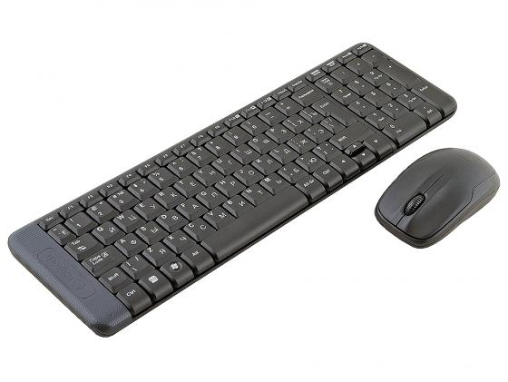 Комплект кл-ра+мышь беспров. Logitech MK220 black (USB, 104 клавиши) (920-003169)