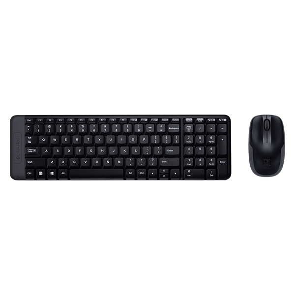 Комплект кл-ра+мышь беспров. Logitech MK220 black (USB, 104 клавиши) (920-003169)