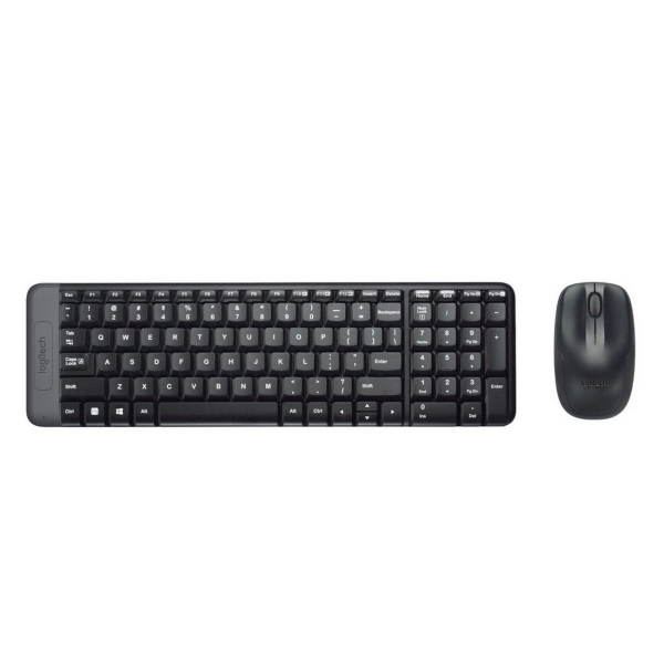 Комплект кл-ра+мышь беспров. Logitech MK220 black (USB, 104 клавиши) (920-003169)
