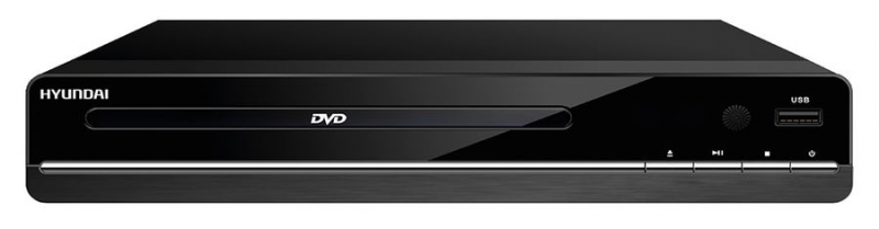 Плеер DVD Hyundai H-DVD180 черный ПДУ