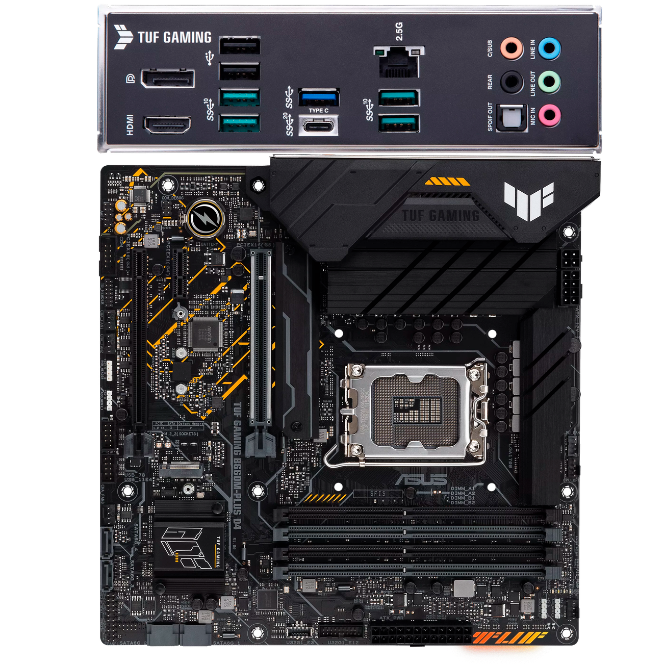 Материнская плата Asus TUF GAMING B660M-PLUS D4