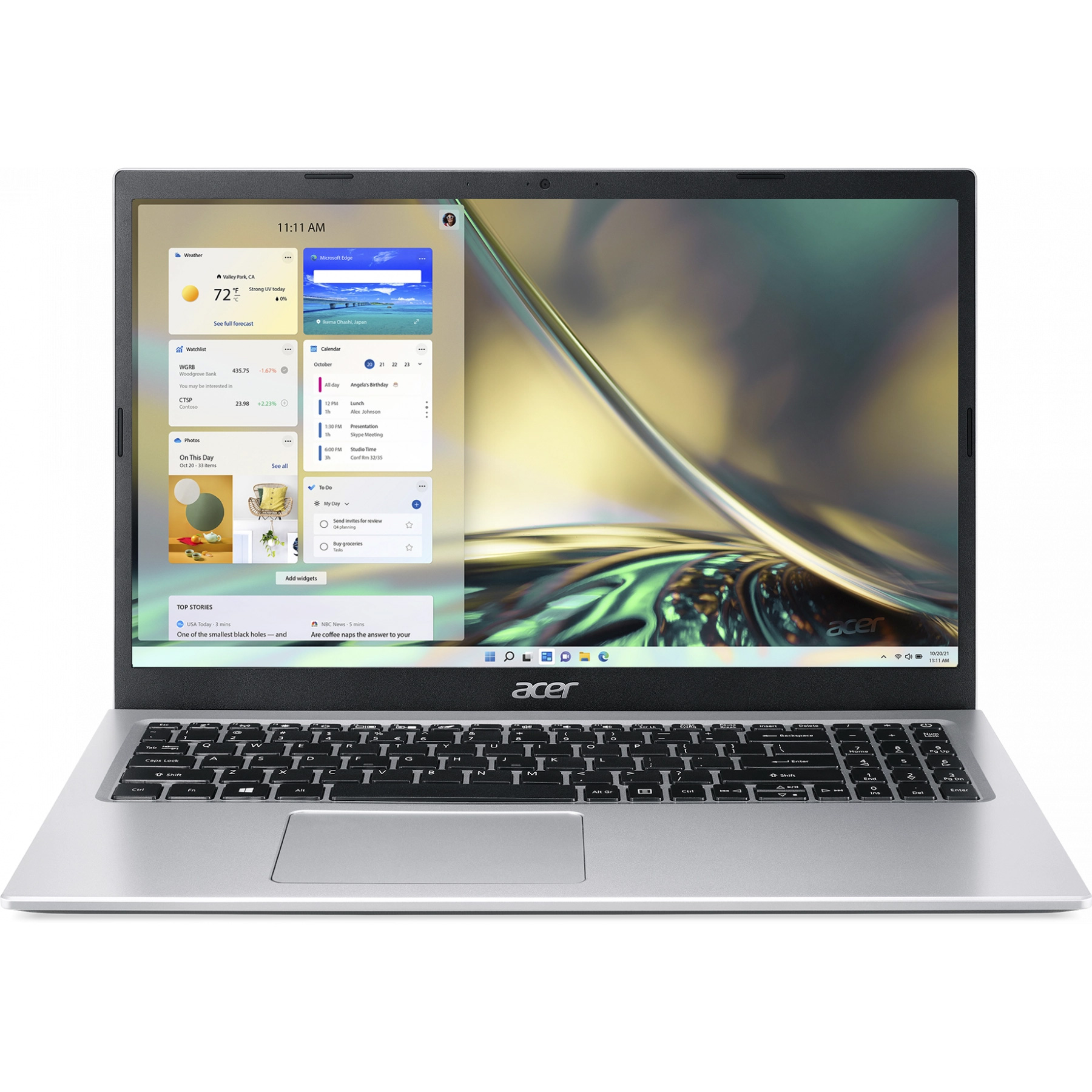 Ноутбук Acer Aspire 3 A315-35-C94J Celeron N4500 4Gb 128Gb 15.6" IPS Win11 silver (NX.A6LER.01B)