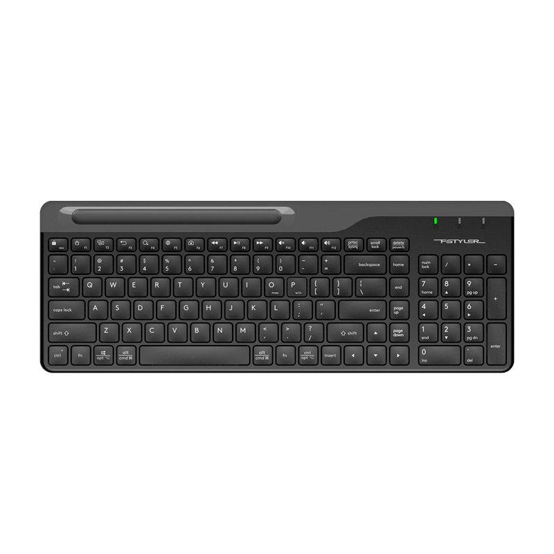Клавиатура A4Tech Fstyler FBK25 черный/серый USB беспроводная BT/Radio slim Multimedia