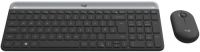 Комплект (клавиатура + мышь) Logitech Slim Wireless Keyboard and Mouse Combo MK470 GRAPHITE